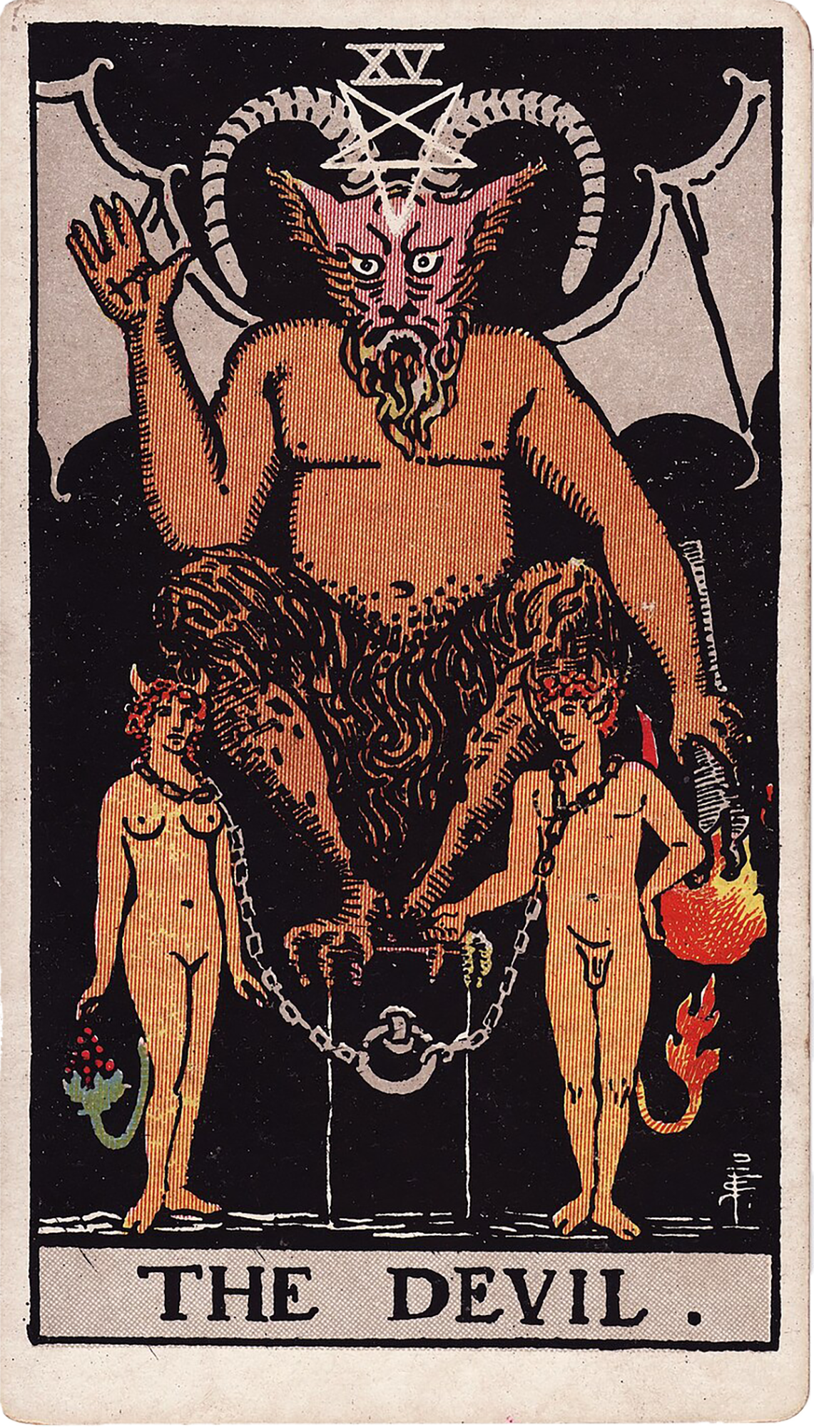 The Devil Tarot card